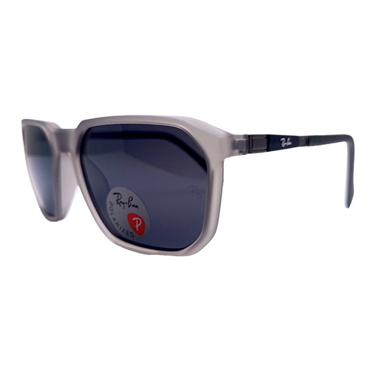 RAYYBAN 91132 Met Grey - Dark Grey - Fiber (Polarized)