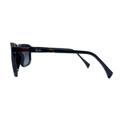 RAYYBAN 91132 Shine Black - Dark Grey - Fiber (Polarized)