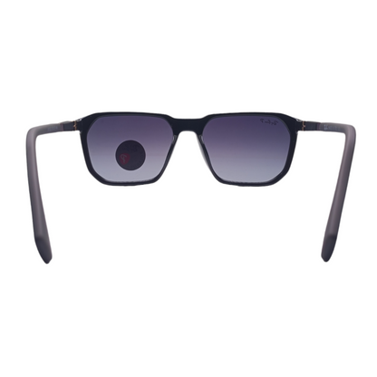 RAYYBAN 91132 Shine Black - Dark Grey - Fiber (Polarized)