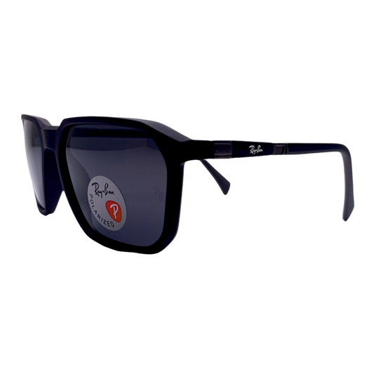 RAYYBAN 91132 Met Black - Dark Grey - Fiber (Polarized)