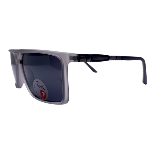 RAYYBAN 91125 Met Grey - Dark Grey - Fiber (Polarized)