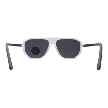 RAYYBAN 91106 Transparent White - Dark Grey - Fiber (Polarized)