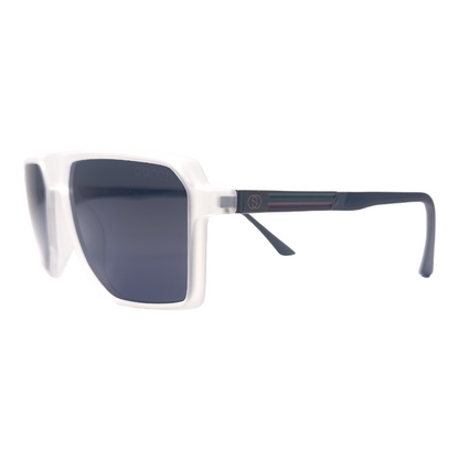 GUCCII 91127 T.R Metal Side - Met Transparent White - Dark Grey