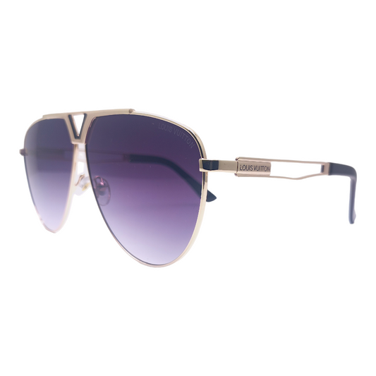 LOUIIS VUITTON Classic Aviator 8011 - Golden - Tinted Grey